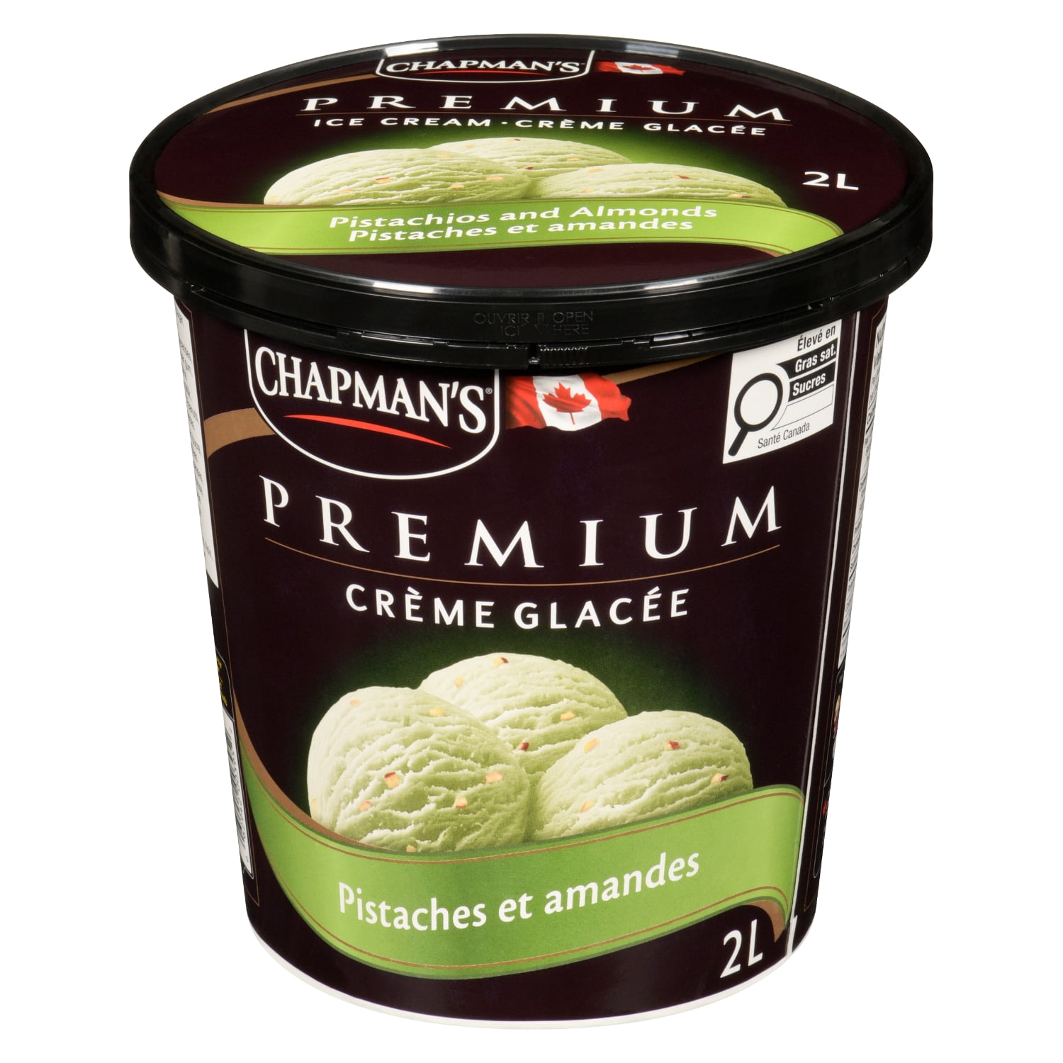 Chapman's Premium Pistachio and Almonds in a Tub