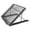 Black, variant on BOKYAN Laptop Stand Desk Adjustable Foldable Ventilated Tablet Computer Holder Universal Lightweight Ergonomic Cooling Black Fits 10-15.6 inches / 25.4-39.6 cm Laptops