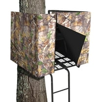 Hunting Tree Stand Blinds-Treestand Camo Blind Cover- Hunting Camouflage Ground Blinds with Zipper for Hunting Deer, Turkey (Frames Not Included)
