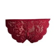 thumbnail image 4 of Femmes Mode Imprimé Maille Dentelle Lingerie Deux Pièces Ensemble de Sous-Vêtements Sexy avec String Robe de Lingerie, 4 of 5