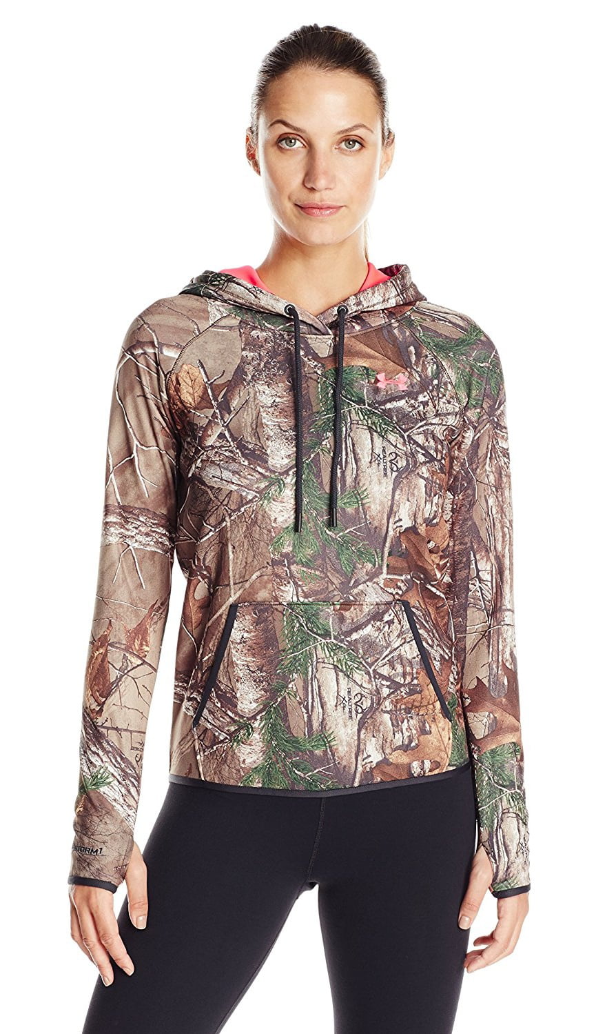Under Armour Hoodie Realtree You Pick Mossy Oak Camo UA Storm Woman Ladies 