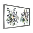 thumbnail image 2 of Designart 'Plumeria Frangipani Flowers With Tropical Bouquets' Traditional Framed Art Print, 2 of 4