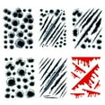 thumbnail image 5 of SPRING PARK Bullet Hole Print Car Styling Sticker Body Window Reflective Decoration Decal, 5 of 6