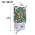 thumbnail image 4 of Yayeee LED Night Light for The Home Plug in With Light Sensors 2 Pack, Christmas Gingerbread, 4 of 6