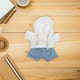 thumbnail image 3 of Conjunto de ropa para muñeco de peluche: sudadera con capucha y pantalones de oso de peluche, ropa pequeña y adorable para muñecos de 30 cm, animales de peluche, tiempo de juego para niños., 3 of 7