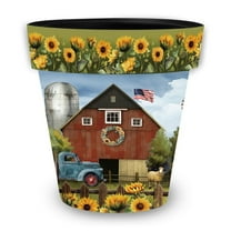 Briarwood Lane Sunflower Barn Small Planter