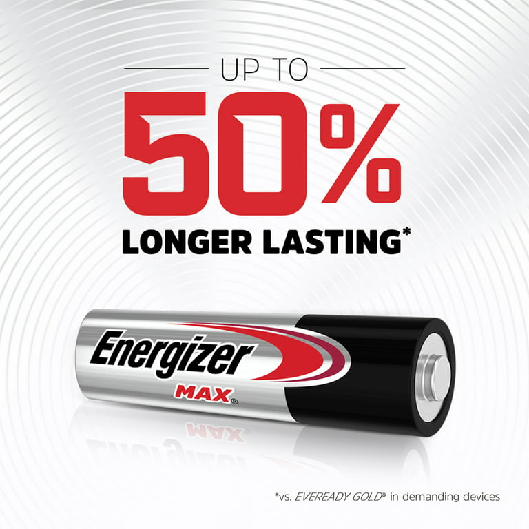 Batteries A Batteries AA Pack), Double Energizer (24 MAX Alkaline