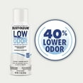 thumbnail image 3 of (2 pack) Snow White, Rust-Oleum Low Odor Premium Gloss Spray Paint-388274, 11 oz, 3 of 13