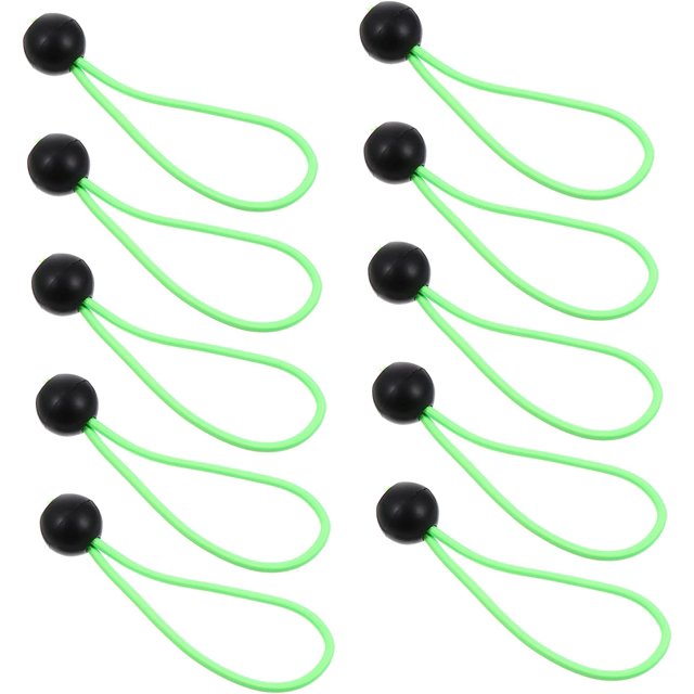 20 Pcs Tent Bungee Cord Tarp Tent Black Elastic Band Spring Tie Luggage Packing Elastic Rope Tent Guyline Rope Elastic String Canopy Tarp Bungee Strap Tarp Bungee Cords Camping