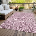 thumbnail image 6 of Addison Rugs Chantille Indoor/Outdoor Transitional Swirls Plum Washable Rectangle Rug, 8' x 10', 6 of 6