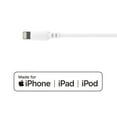 thumbnail image 4 of onn. Lightning to USB Cable, White, 6', 4 of 8