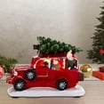 thumbnail image 4 of Bearachild Resin Christmas Scene Snow House LED Desktop Set Decoration Village Kits de decoración para fiestas Coche luminoso, 4 of 6