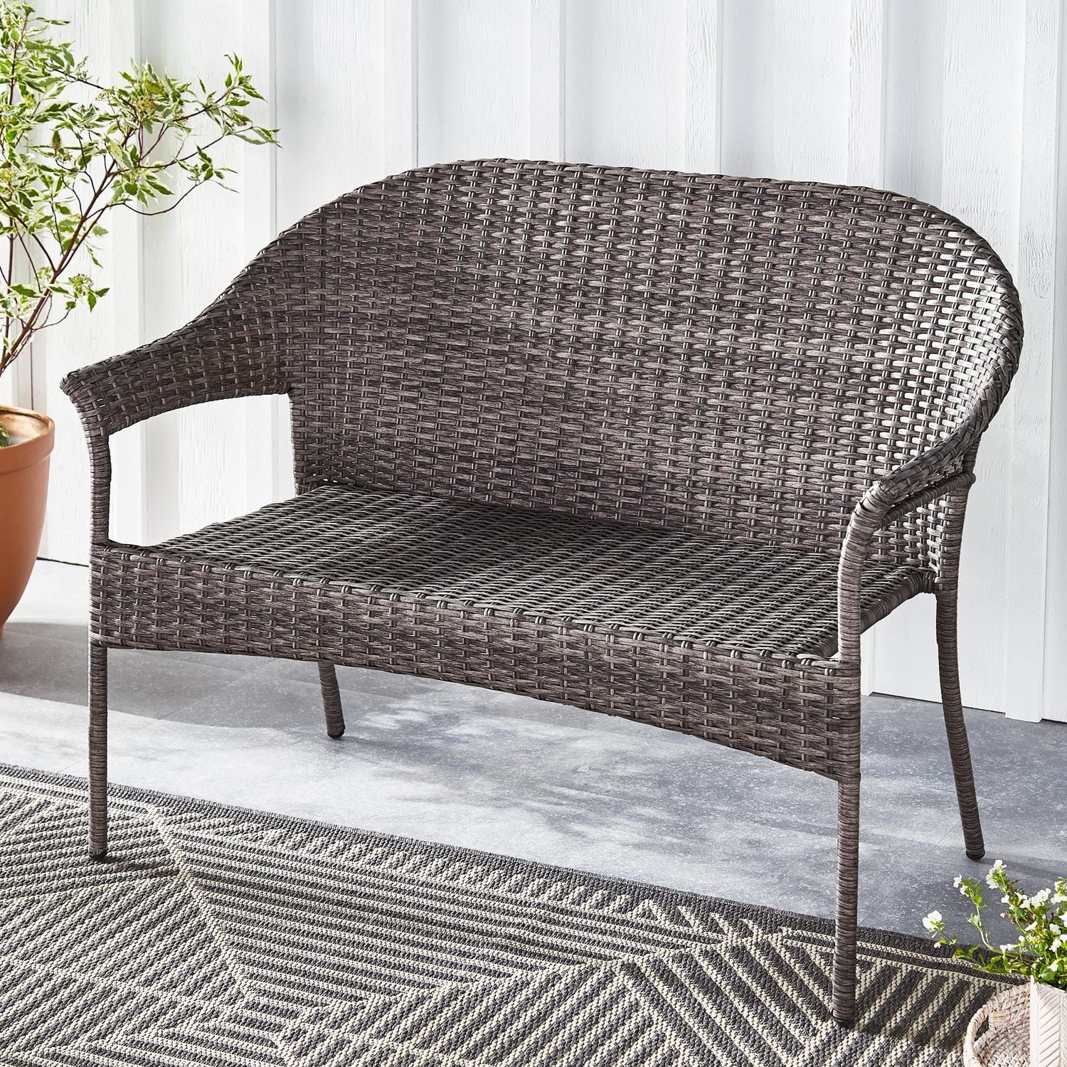 Causeuse en osier Pebbleton hometrends