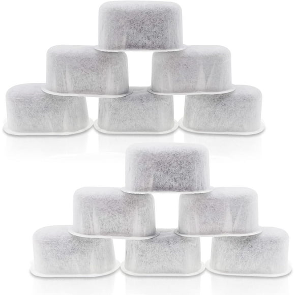 Lot de 12 Cartouches de Filtre à Eau Avancées de Remplacement pour Cafetières Mr. Coffee Easy Mesure et Lavables à la Vaisselle, Cartouches de Filtration d'Eau de Qualité Supérieure Compatibles avec les Cafetières Mr. Coffee