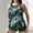 Black, variant on 2 Piece Swimwear for Women Tankini Modest Backless Floral Print Hawaiian Bathing Suits