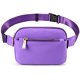 thumbnail image 2 of ZORFIN Fanny Packs for Women Men, Fashion Waist Pack Belt Bag with Adjustable Strap for Outdoors Workout Traveling Casual Running Hiking Cycling (Light Purple) ZORFIN ZORFIN, 2 of 2
