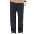 thumbnail image 2 of Mifsaly Straight Leg Jeans For Men High Waisted Baggy Denim Pants Classic Fit Everyday Business Work Lounge Trousers With Pockets XXXXXL, 2 of 6