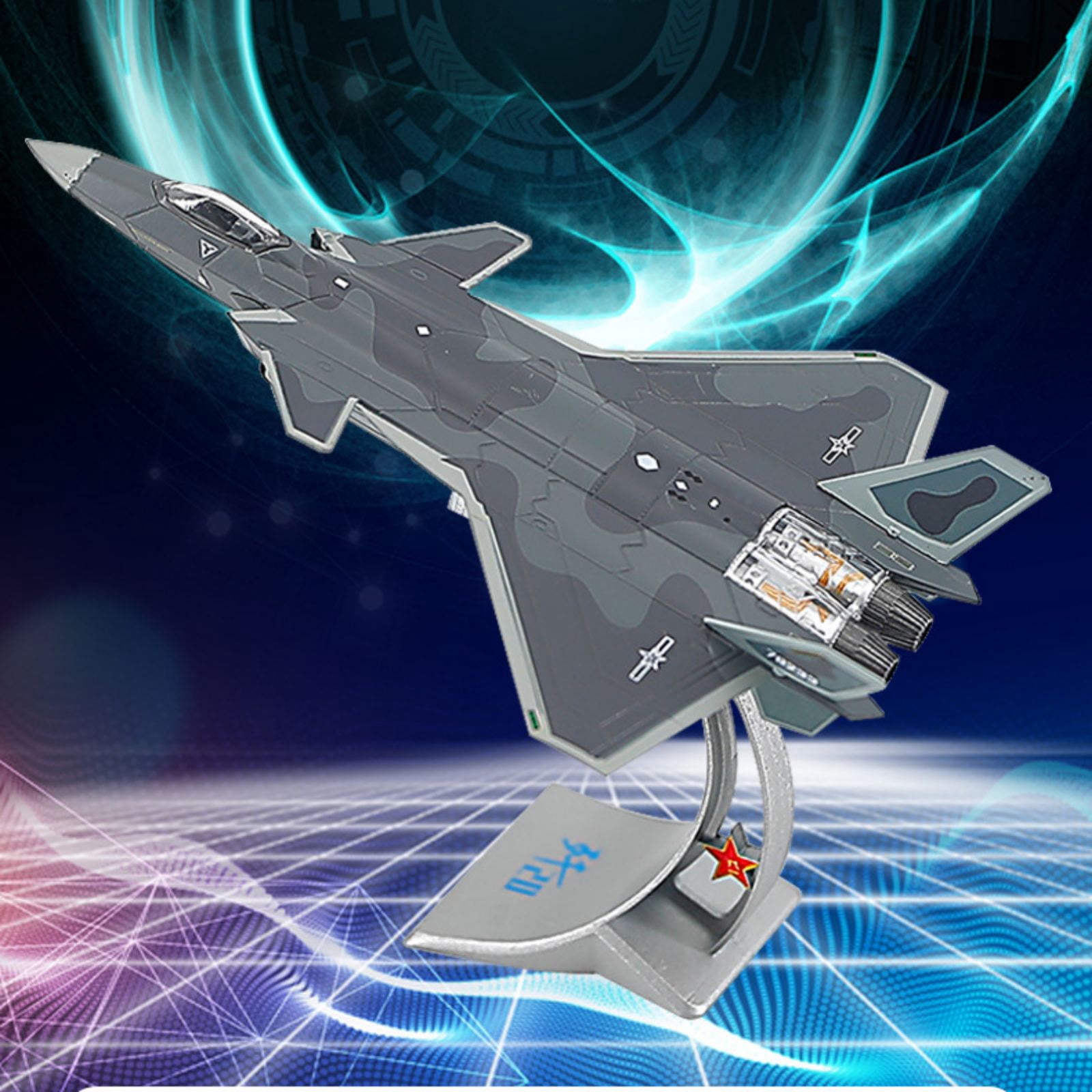 TAPDRA J-20 Fire Fang Fighter Chinese Model Airplane 1 144 Scale Diecast Metal Replica Aircraft Decor Collection Gift