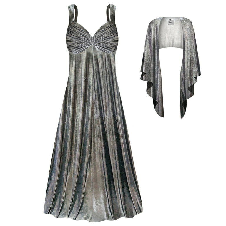 Walmart silver cheap dress