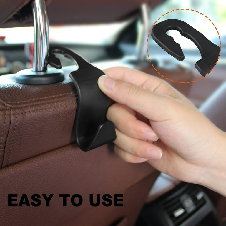 Headrest Hook for Car, Universal Seat Organizer Hanger Storage For