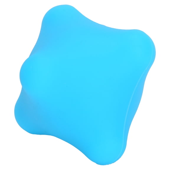 Suodoka Silicone Hand Muscle Relax Massage Ball Pain Relief Neck Foot Exercise Fascia Ball Blue 2.4 inches / 6 cm