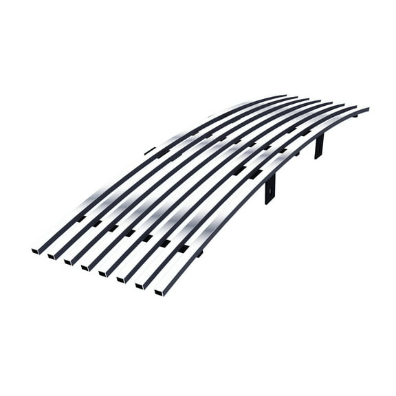 APS Premium Stainless Steel Chrome 8x6 Billet Grille Compatible with Ford F-150 2009-2014 Lower Bumper N19-S98766F