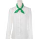 thumbnail image 2 of INSPIRAR CHIC Bufandas de Satén Sólidas para Mujeres 20" Bufanda Cuadrada Pequeña Pañuelo Verde 19.7x19.7''(LxA), 2 of 5