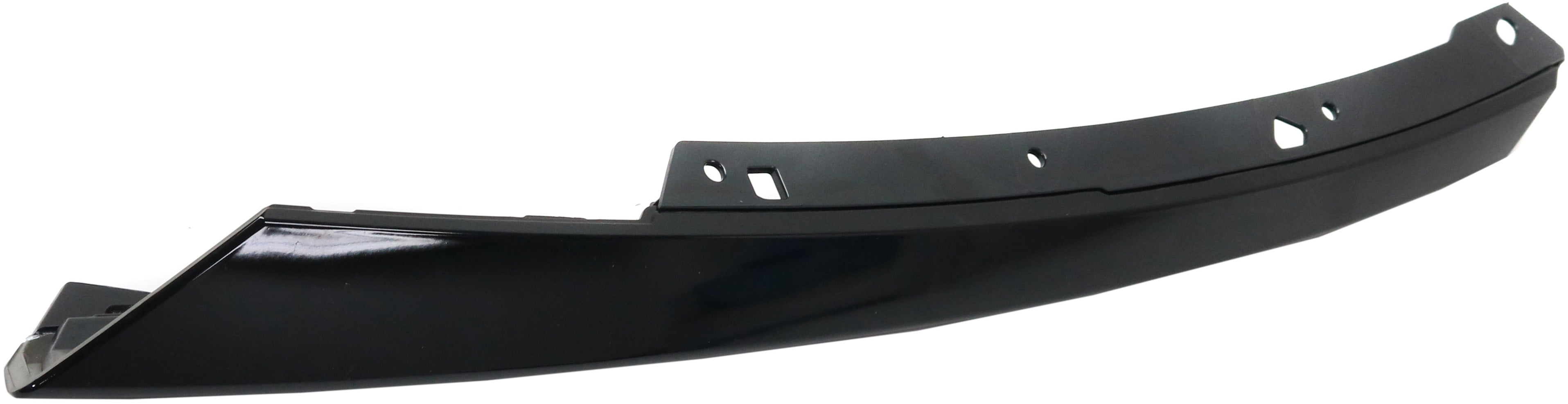 Grille Trim Compatible with 2017-2021 Honda Civic Left Driver Painted Black