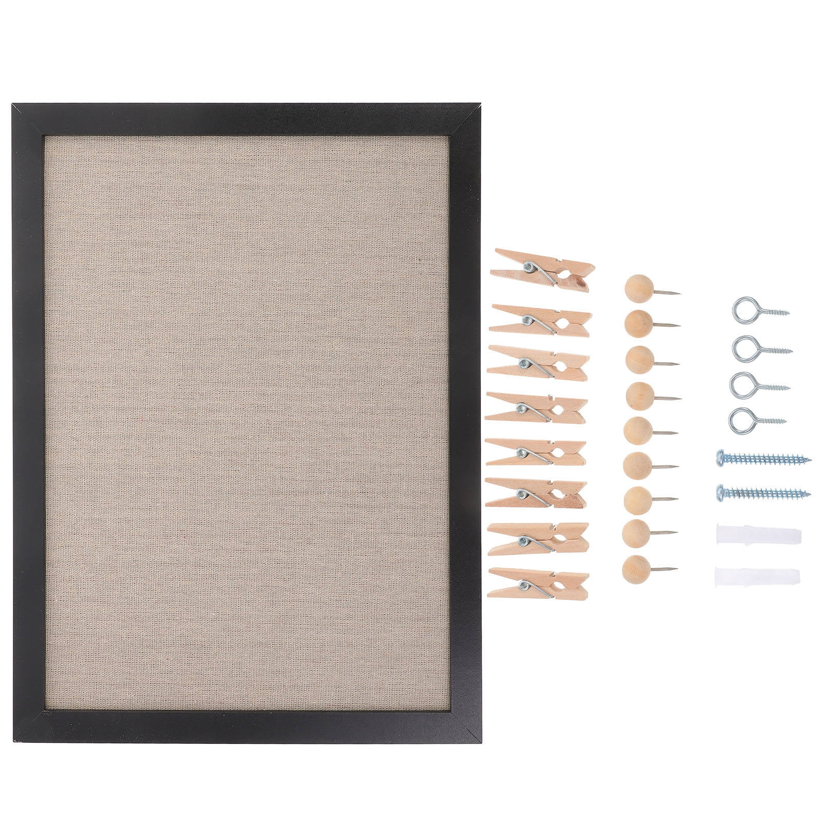 Worgeous 1 Set Blank Cork Board Message Board Framed Cork Board Notice Bulletin Board