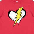 thumbnail image 4 of Inktastic Lightning Bolt Heart Boys or Girls Baby T-Shirt, 4 of 5
