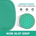 thumbnail image 3 of KY Silicone Pot Holders Sets: Heat Resistant Oven Hot Pads with Pockets Non Slip Grip Large Potholders for Kitchen Baking Cooking | Quilted Liner | 9.8 x 7.6 Inches | Gray | Pack of 2, 3 of 6