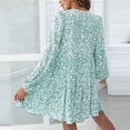 thumbnail image 2 of Vestido Con Cuello En V, Vestido De Mujer Suelto Para El Ocio Para El Día A Día. ANGGREK Otros, 2 of 6
