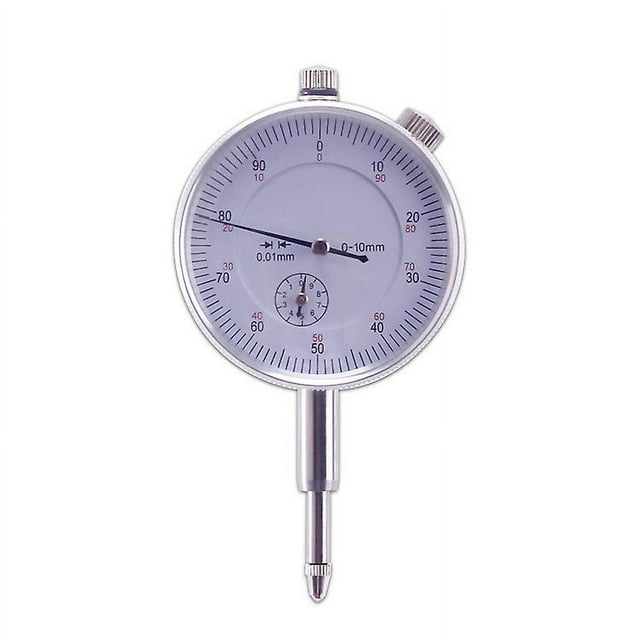 Dial Indicator, Range Dial Test Indicator With Portable Case, Graduation Metric Test Dial Gauge, Accuracy Measuring Meter(1pc, Silver)