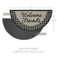 thumbnail image 3 of VHC Brands Finders Keepers Welcome Friends Coir Rug Half Circle 16.5x33, 3 of 5