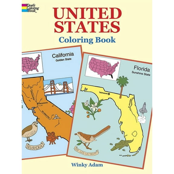 United States Coloring Book by Dover