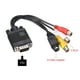 thumbnail image 3 of Cable VGA a RCA de Uxcell, adaptador de cable VGA a 3RCA S-Video para TV PC Computadora, 3 of 4