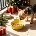 thumbnail image 6 of Ceramic Pet Dog Bowls,Pear Shaped 2 in 1 Pet Feeding Bowls and Water Bowl for Small Dogs,Cute Household Pet Daily Feeding Supply, 6 of 6