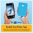 thumbnail image 4 of Kodak Step Mobile Instant Photo Printer 2x3" (Blue), Compatible with iOS, Android & Bluetooth, 4 of 8