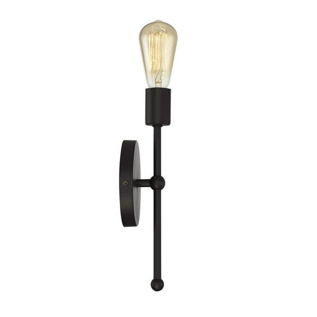 Meridian M90005-13 1 Light Sconce - Exposed with Oil Rubbed Bronze
