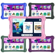 ME K10 Google Kids Space 10 64GB Quad-Core Kids Tablet, Bumper Case Kickstand, Black