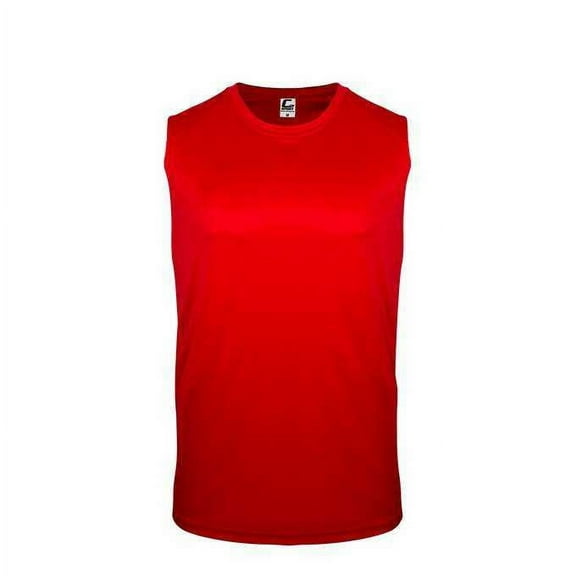 C2 Sleeveless Youth Tee - Red XS