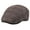 Coffee, variant on Spring Hats For Women Men'S Retro Plaid Beret With Ear Lightweight British Western Plush Style Polyester Gray M/S