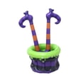thumbnail image 3 of Caldero inflable con patas de para Halloween, decoración para fiestas, contenedor portátil, soporte para bebidas, suministros para fiestas de, 3 of 9