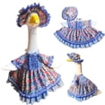 thumbnail image 4 of Summer Porch Goose Outfits, Delicate Summer Style Costume for 23 Inch Goose Statue, Stylish Decor for Poolside, Garden and Courtyard Spaces, 4 of 6