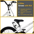 thumbnail image 2 of Royalbaby Freestyle 18" Kids Bicycle for Boys Girls, Ages 6-9 Years, White, 2 of 9