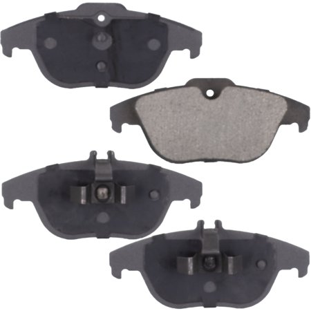 Gridiron Brakes Semi-Metallic Rear Brake Pad Set Driver and Passenger Side - ID1341 (Replaces Part# MKD1341)