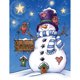 thumbnail image 1 of Pintura de diamante 5D DIY taladro redondo completo Kit de muñeco de nieve decoración del hogar arte artesanal Hugtrwg Para estrenar, 1 of 9