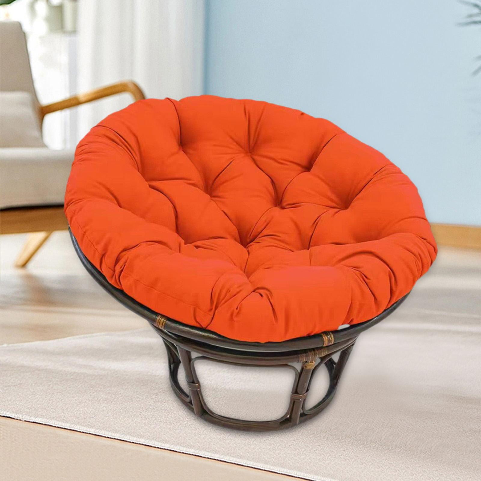 Gazechimp 40cm Swing Hanging Chair Cushion, Egg Chair Cushion for Indoor, Outdoor, Garden, Orange