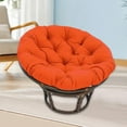 thumbnail image 3 of Gazechimp 40cm Swing Hanging Chair Cushion, Egg Chair Cushion for Indoor, Outdoor, Garden, Orange, 3 of 6