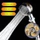 thumbnail image 3 of 1 Pcs High Pressure Propeller Shower Head 360 Rotatable Shower Head Water-saving Rainfall Shower Nozzle 2cm Universal Connector Bathroom Accessories, 3 of 5